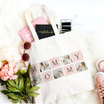 Modern Collage Photo & Pastel Pink Mommy Gift Tote Bag<br><div class="desc">This modern collage photo and pastel pink mommy gift is the perfect way to show appreciation to a special mother in your life. The gift features a beautifully crafted collage photo that combines multiple pictures in a modern and artistic way.To complement the photo, the gift is designed with a pastel...</div>