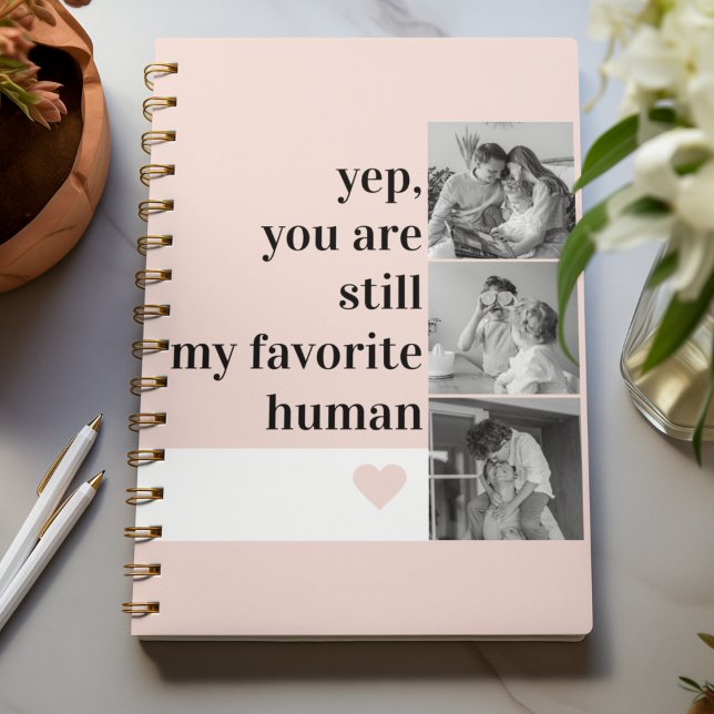 Modern Collage Photo & Romantic Lovely Quote Gift Planner (Creator Uploaded)