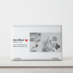 Modern Collage Photo & Text Red Heart Mother Gift HP Laptop Skin<br><div class="desc">The modern collage photo and text red heart mother gift is a beautiful and unique present that any mother would love to receive. This gift is a personalised work of art that combines favourite photos and heartfelt messages to create a one-of-a-kind keepsake. The modern design of the collage is sure...</div>