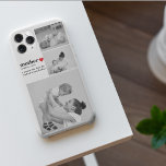 Modern Collage Photo & Text Red Heart Mother Gift iPhone 11Pro Max Case<br><div class="desc">Modern Collage Photo & Text Red Heart Mother Gift</div>