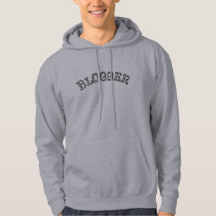 Modern College Typography Blogger Men’s Hoodie