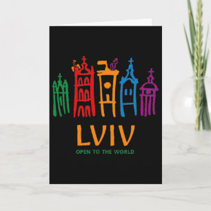 Modern Color Logo Of Lviv  Card