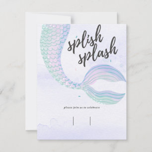 Modern Colorful Baby Shower or Kids Birthday Party Holiday Card