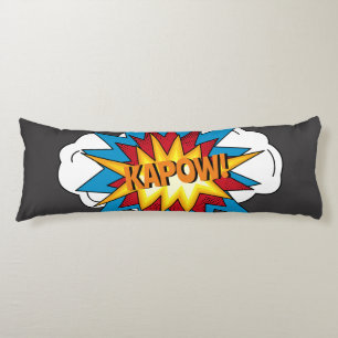 Modern Colorful Comic Book KAPOW Pop Art Body Cushion