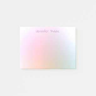 Modern Colorful Elegant Professional Template Post-it Notes