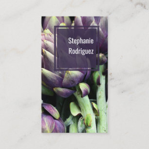 Modern Colorful Food Business Card