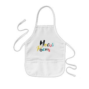 Modern, colorful, fun, cool, trendy Hocus Pocus Kids Apron