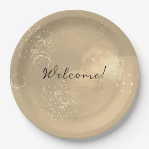 Modern Colorful Wall Art Paper Plate