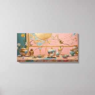 Modern Colorful Wrapped Art Canvas Print