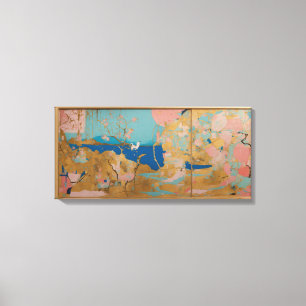 Modern Colorful Wrapped Art Canvas Print