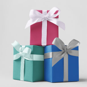 Modern Colors - Set 4 Wrapping Paper Sheets