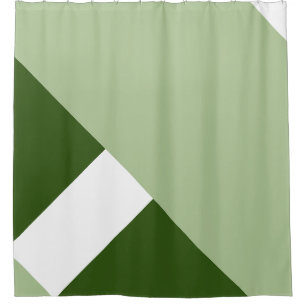 Modern Colour Block 2 Shower Curtain