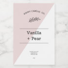 Modern Colour Block Scented Wax Melt Product Label