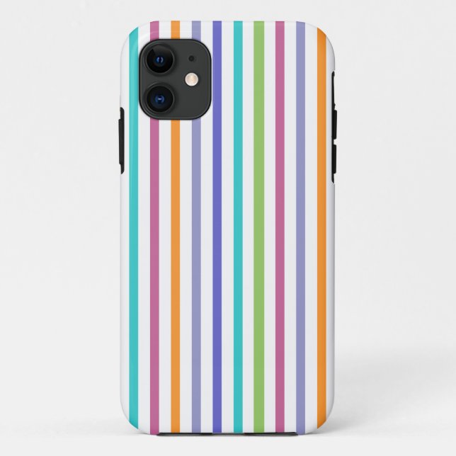 Modern Colour Striped iPhone 5 Case (Back)