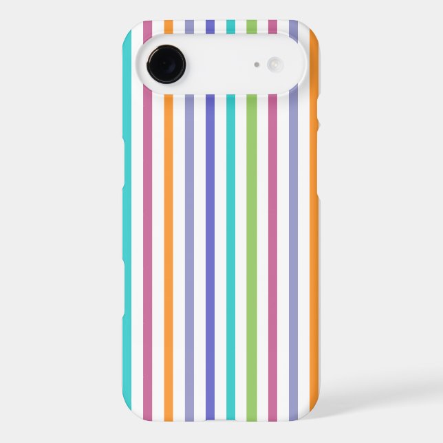 Modern Colour Striped iPhone 6 case (Back)
