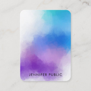 Modern Colourful Abstract Art Elegant Template Business Card