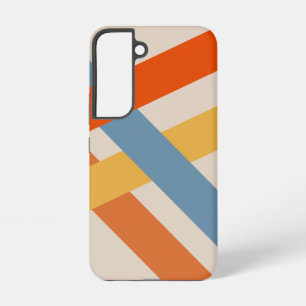 Modern Colourful Abstract Art Lines Samsung Galaxy Case