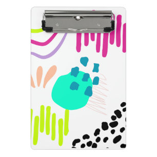 Modern colourful abstract art. mini clipboard