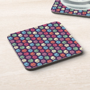 Modern Colourful Abstract Art Shapes Coaster