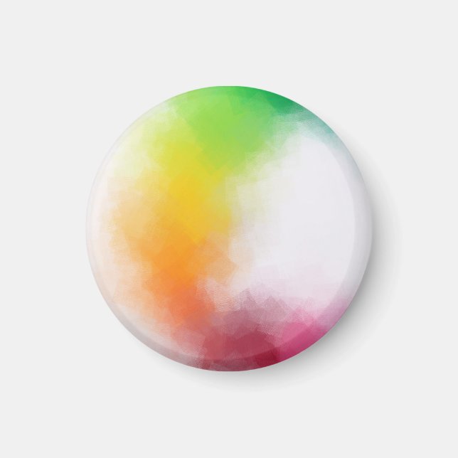 Modern Colourful Abstract Art Work Elegant Templat Magnet (Front)
