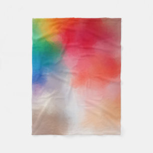Modern Colourful Abstract Blank Elegant Template Fleece Blanket