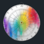 Modern Colourful Abstract Rainbow Colours Dartboard<br><div class="desc">Modern Colourful Abstract Rainbow Colours Pink Blue Purple Green Trendy Template Dartboard.</div>
