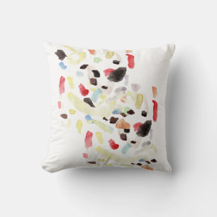 Modern Colourful Abstract Throw Pillow