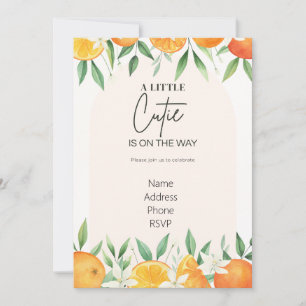 Modern Colourful Baby Shower or Kids Birthday Part Holiday Card