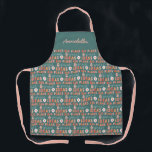 Modern colourful bold typography plans and ideas n apron<br><div class="desc">Modern colourful bold typography plans and ideas fun apron. Ideal Christmas, Birthday, New school year, Business or teacher gift.</div>