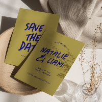 Modern Colourful Bright Funky Grunge Retro Wedding