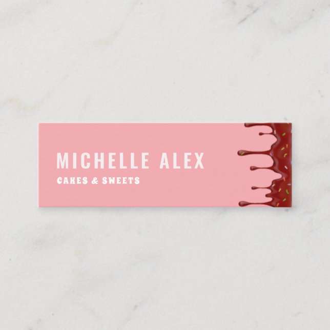 modern colourful cakery bakery business card (Front)
