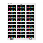 Modern Colourful Cats Return Address