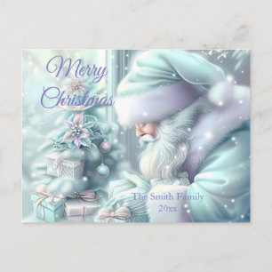 Modern Colourful Christmas Theme Postcard