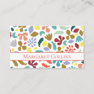 Modern Colourful Design Custom Name Business Card