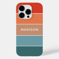 Modern Colourful Earth Colorblock Personalised Nam