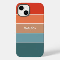 Modern Colourful Earth Colorblock Personalised Nam