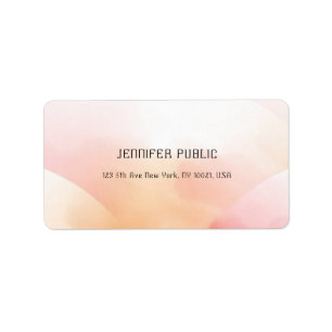 Modern Colourful Elegant Simple Professional Label