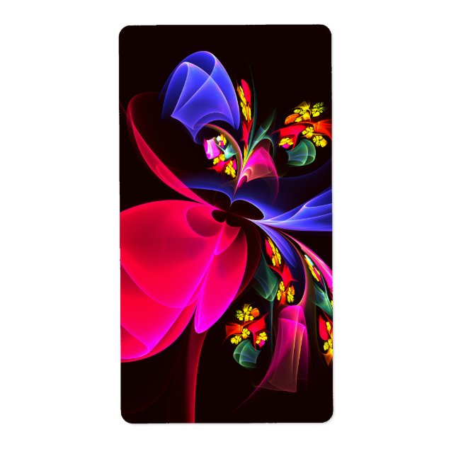 Modern Colourful Floral Abstract Art Pattern #06 (Front)