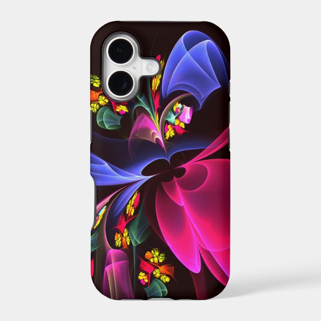Modern Colourful Floral Abstract Art Pattern #06 (Back)