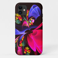 Modern Colourful Floral Abstract Art Pattern #06