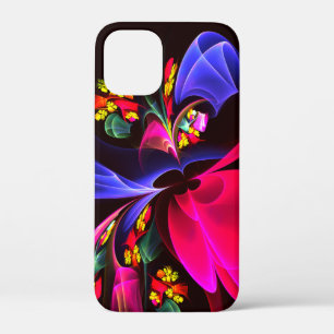 Modern Colourful Floral Abstract Art Pattern #06 iPhone 12 Mini Case