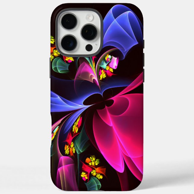 Modern Colourful Floral Abstract Art Pattern #06 Case-Mate iPhone Case (Back)