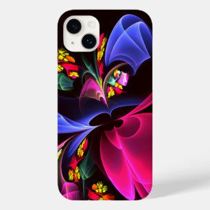 Modern Colourful Floral Abstract Art Pattern #06 Case-Mate iPhone 14 Plus Case