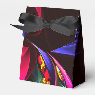 Modern Colourful Floral Abstract Art Pattern #06 Favour Box