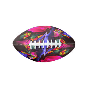 Modern Colourful Floral Abstract Art Pattern #06 Football