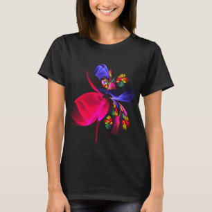 Modern Colourful Floral Abstract Art Pattern #06 T-Shirt