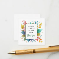 Modern Colourful Fowers Watercolor