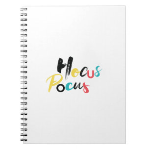 Modern, colourful, fun, cool, trendy Hocus Pocus Notebook