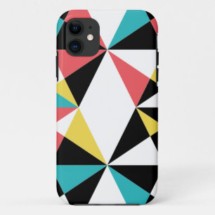 Modern, colourful, fun, trendy, geometric pattern Case-Mate iPhone case