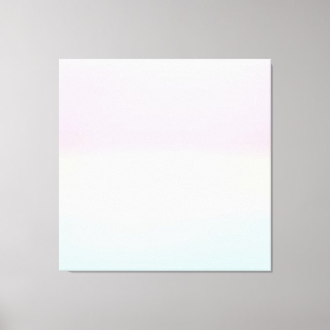 Modern colourful gradient Watercolor Rainbow Canvas Print (Front)